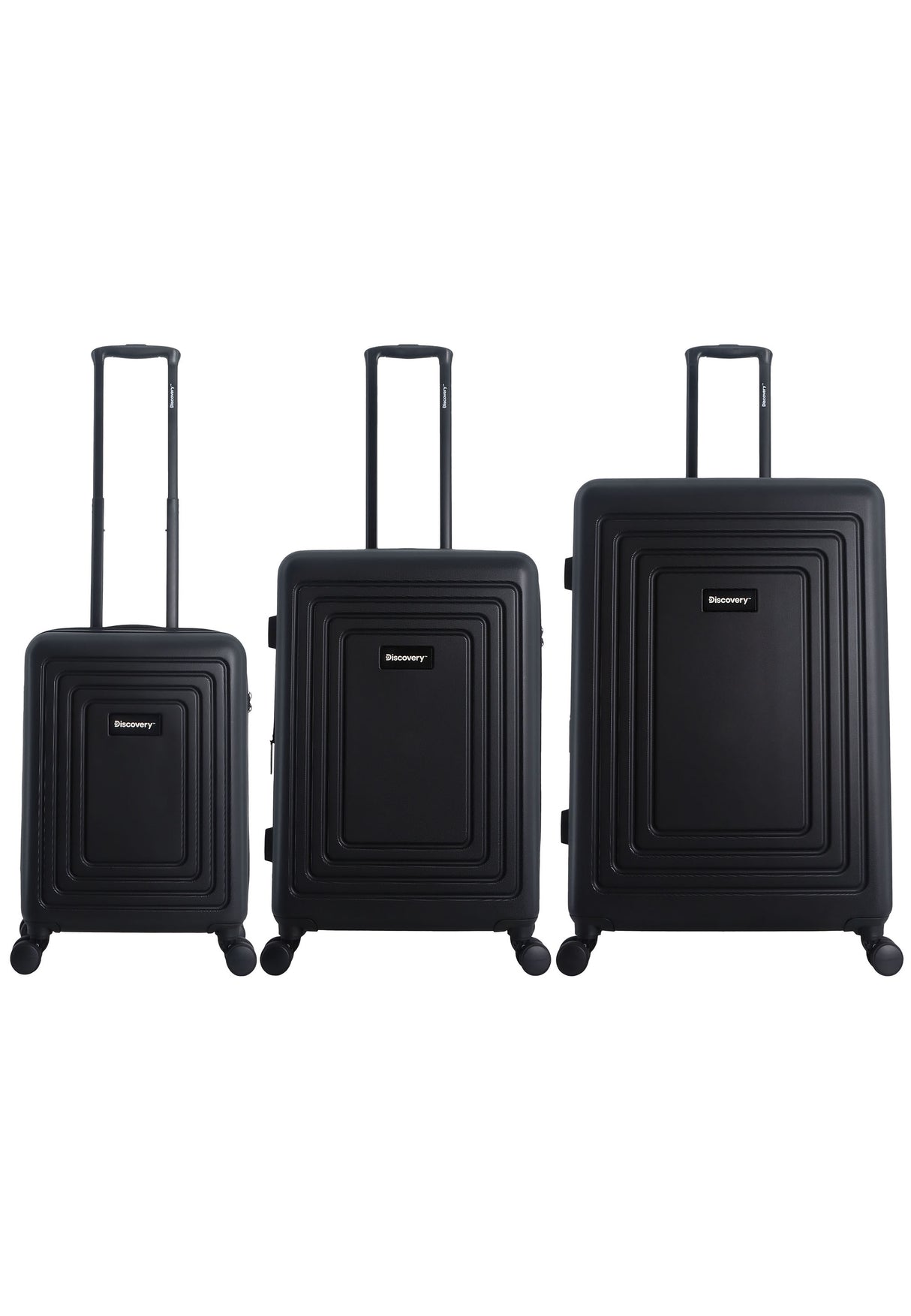 Discovery Coast Expandable Hard Suitcase Set - S/M/L