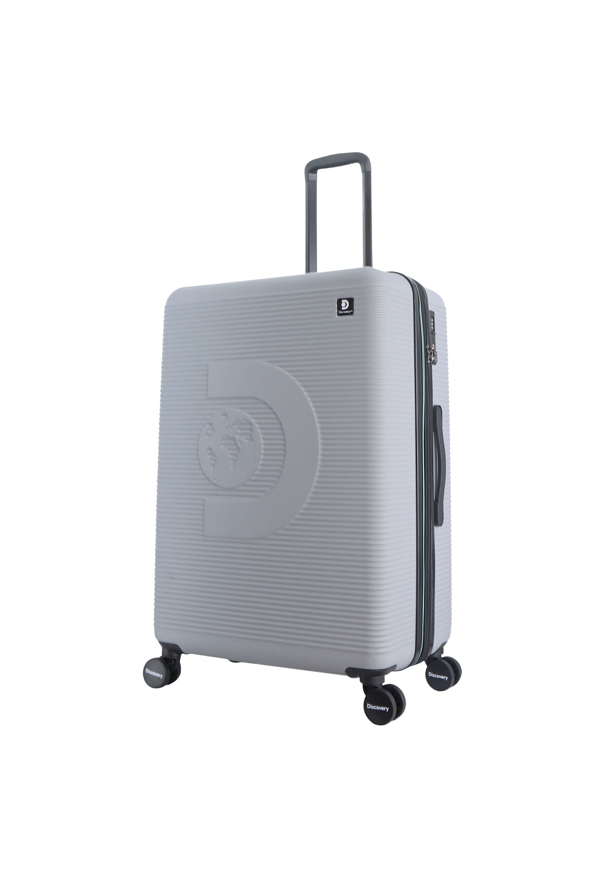 Discovery Eclipse Harde Koffer - Groot - 111+9 Liter - Grijs