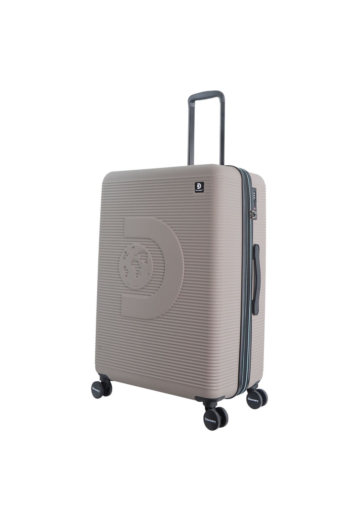 Discovery Eclipse Harde Koffer - Groot - 111+9 Liter - Grijs