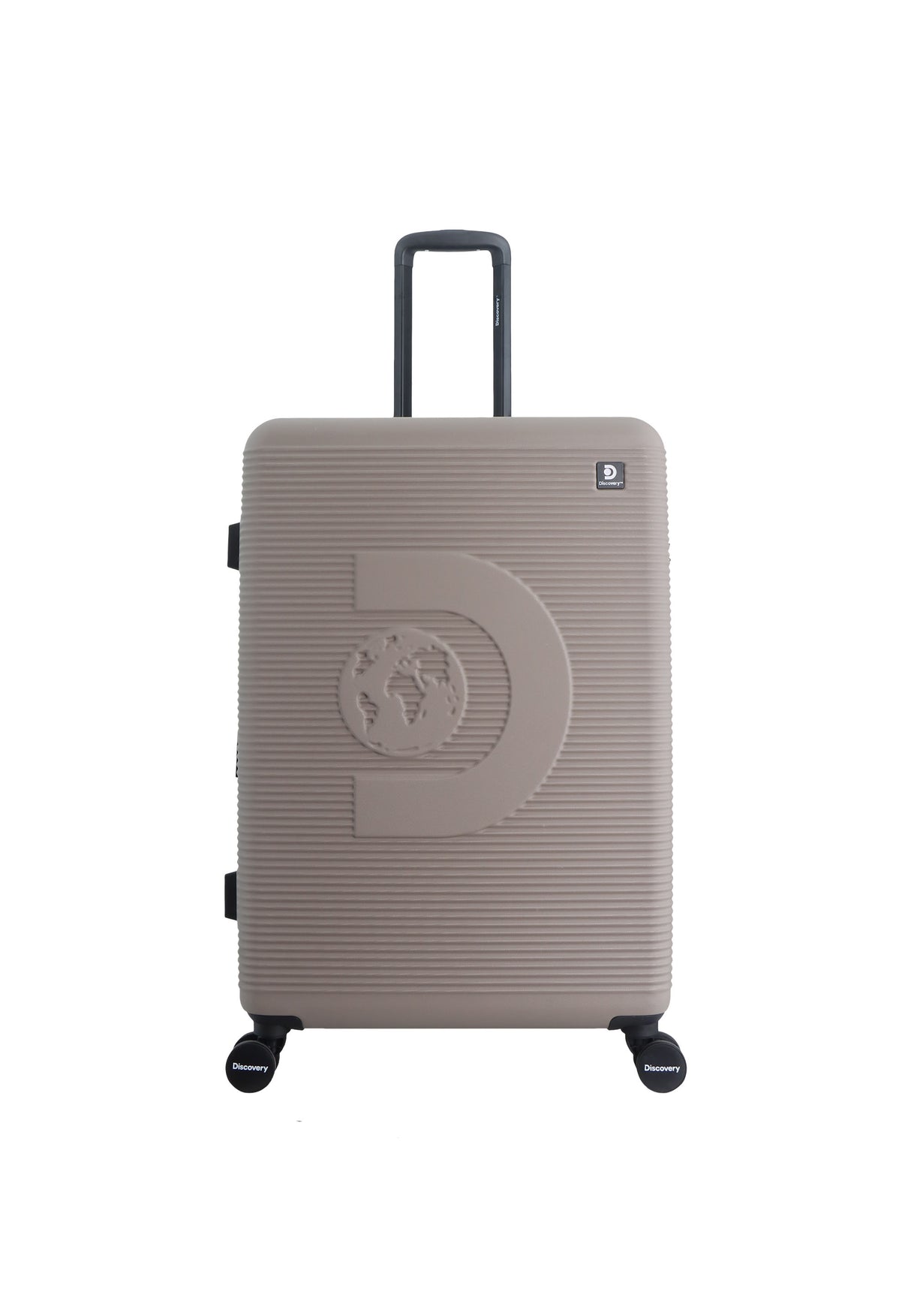 Discovery Eclipse Harde Koffer - Groot - 111+9 Liter - Grijs