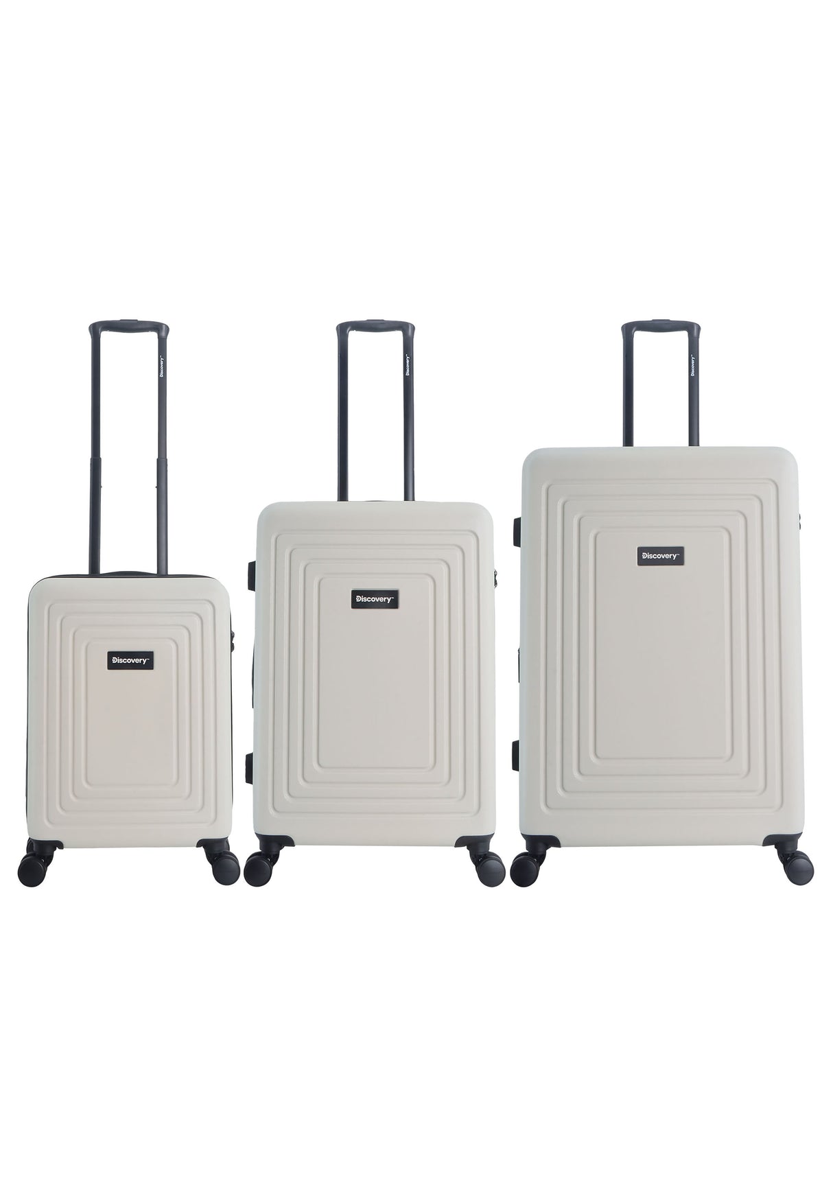 Discovery Coast Expandable Hard Suitcase Set - S/M/L