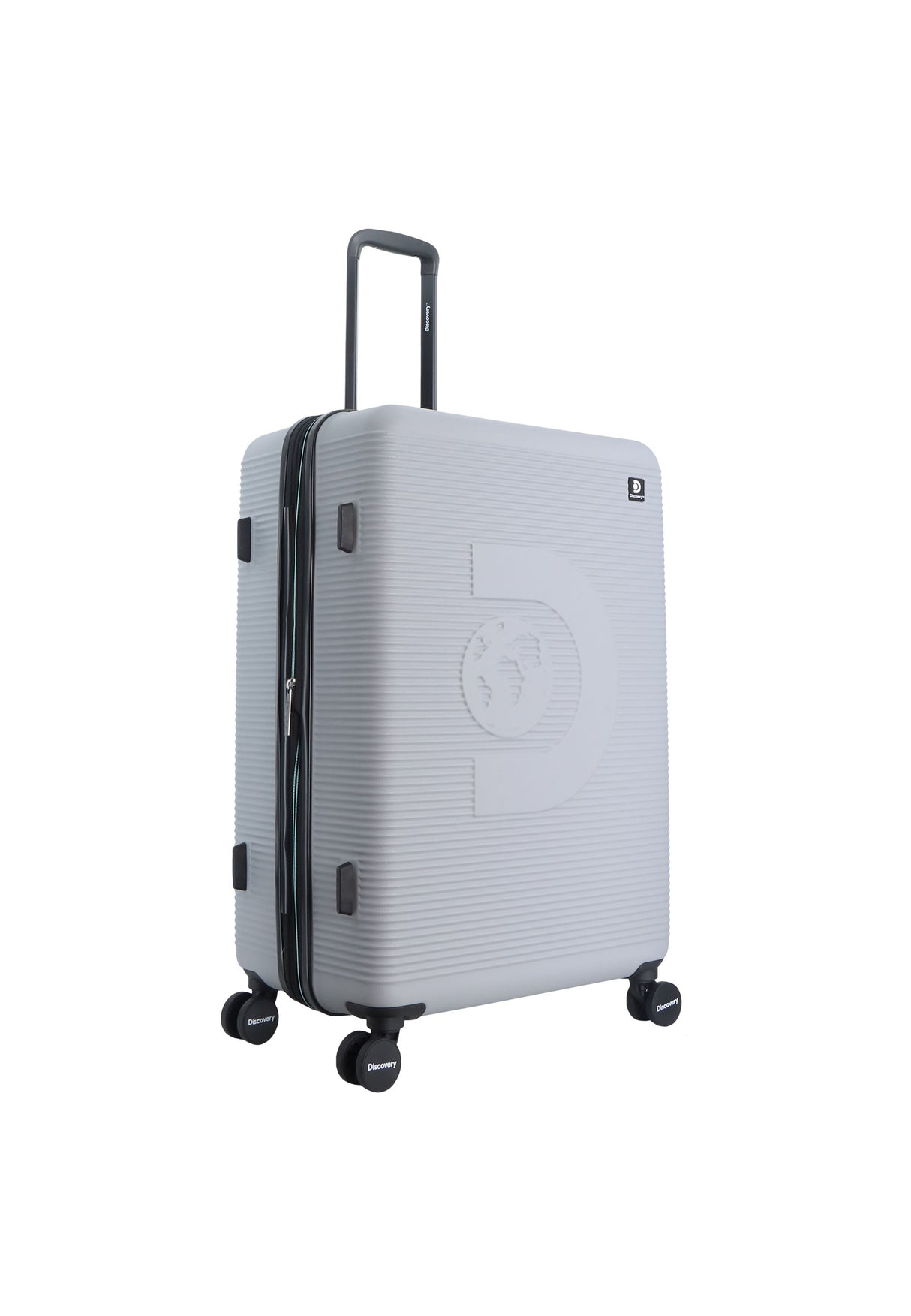 Discovery Eclipse Harde Koffer - Groot - 111+9 Liter - Grijs