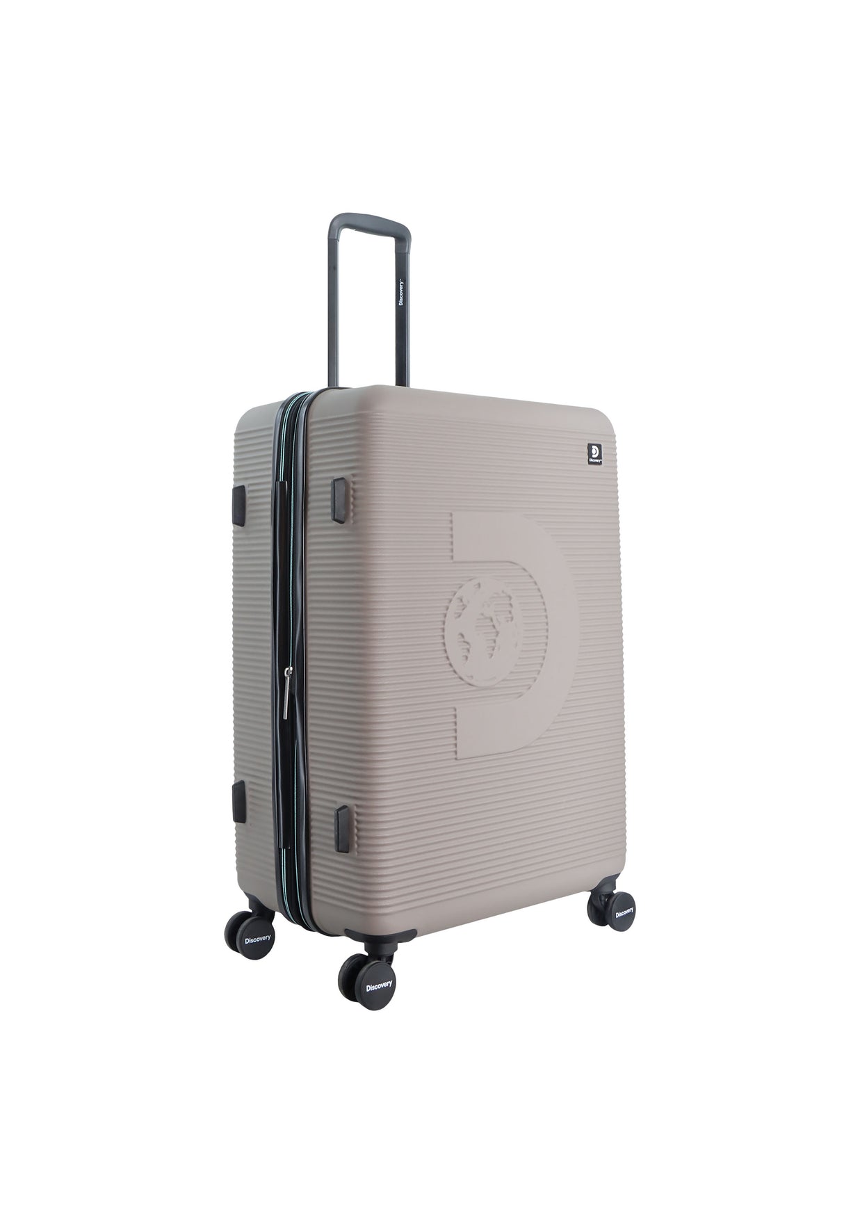Discovery Eclipse Harde Koffer - Groot - 111+9 Liter - Grijs