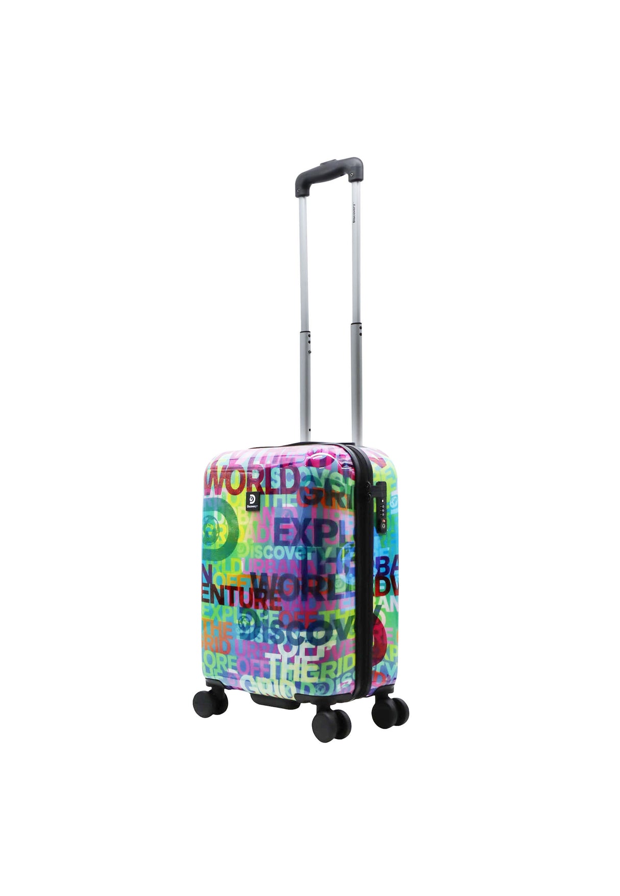 Discovery Explore The World Printed Hard Suitcase