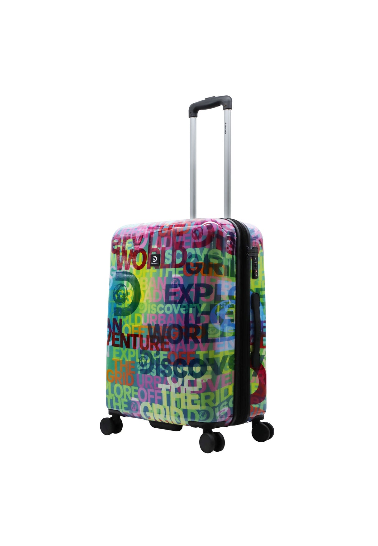 Discovery Explore The World Printed Hard Suitcase