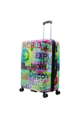 Discovery Explore The World Printed Hard Suitcase