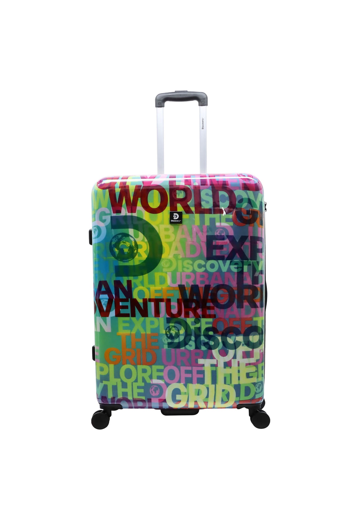 Discovery Explore The World Printed Hard Suitcase