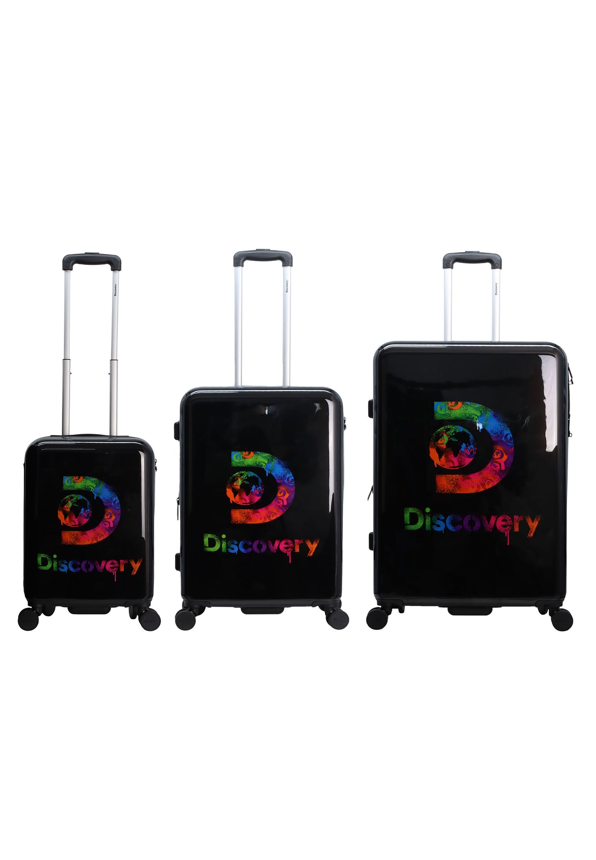 Discovery Stencil Printed Hard Suitcase