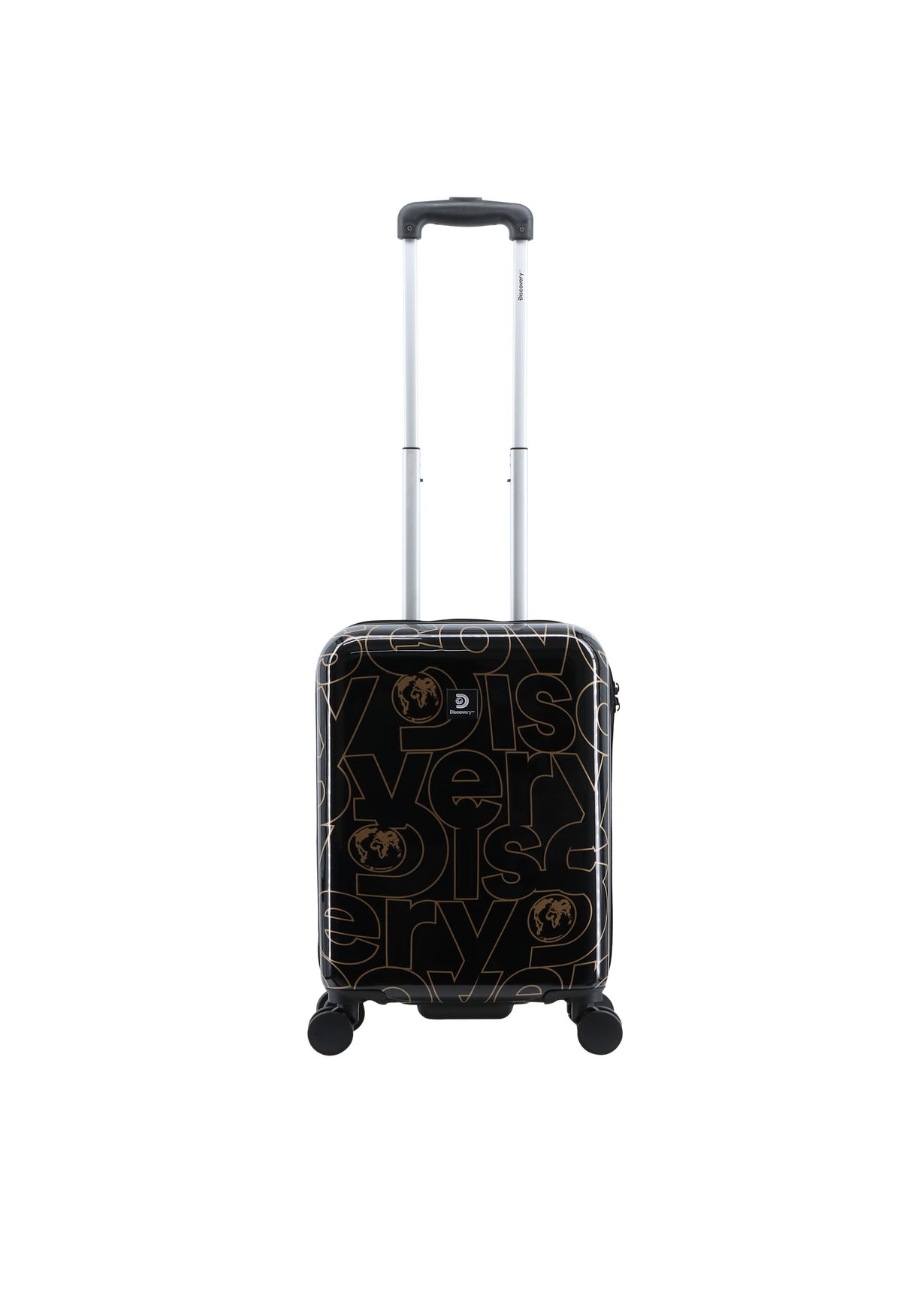 Discovery Gold Printed Hard Suitcase