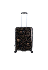 Discovery Gold Printed Hard Suitcase